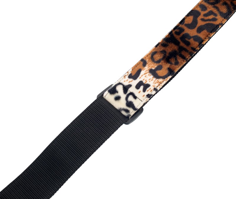 Levy's MSSF8 Faux Fur Guitar Strap - Lynx - Image 5